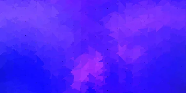 Tmavě Fialové Vektorové Trojúhelníkové Mozaikové Pozadí Barevné Abstraktní Ilustrace Gradientními — Stockový vektor