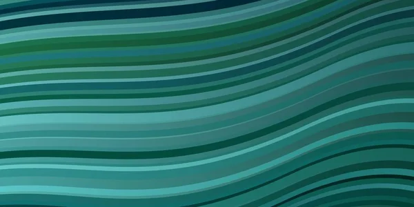 Azul Claro Modelo Vetor Verde Com Linhas Iradas Ilustração Abstrata — Vetor de Stock