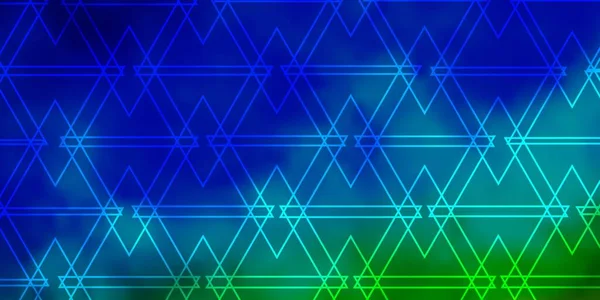 Tmavá Vícebarevná Vektorová Textura Trojúhelníkovým Stylem — Stockový vektor