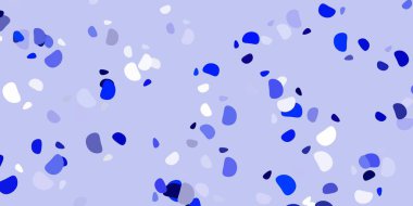 Soyut biçimlere sahip açık mavi vektör şablonu. Basit gradyan şekilli renkli bir çizim. İşiniz için akıllı tasarım.