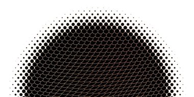 Açık Pembe, küreli yeşil vektör deseni.