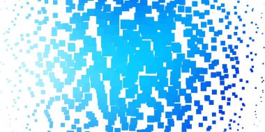 Dikdörtgenli hafif BLUE vektör arka planı. Soyut tarzda dikdörtgenleri olan modern tasarım. İş broşürleri, broşürler için desen