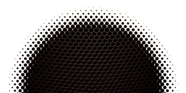 Açık kırmızı, daire şekilli sarı vektör düzeni. Renkli çember şekilli modern soyut illüstrasyon. Broşürler, broşürler için desen.