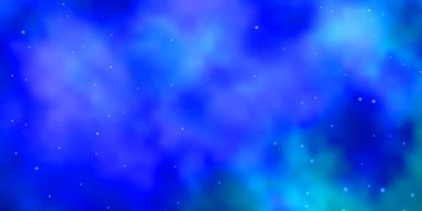 Soyut yıldızlı hafif BLUE vektör deseni.