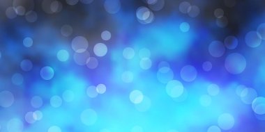 Daire şekilli koyu mavi vektör düzeni.