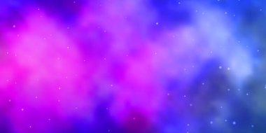 Açık Mavi, güzel yıldızlı kırmızı vektör dokusu.