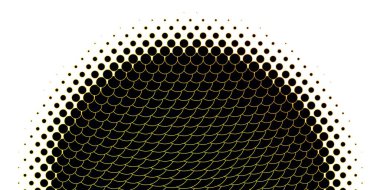 Dairesel Açık Turuncu vektör şablonu.