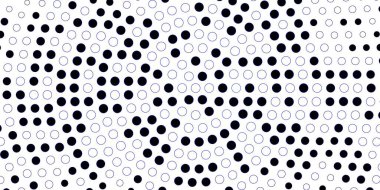 Daireli koyu mavi vektör düzeni.