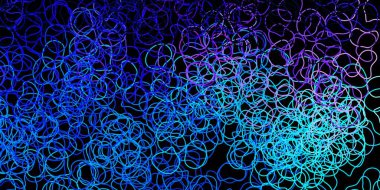 Soyut şekilli koyu pembe, mavi vektör deseni. Basit gradyan şekilli renkli bir çizim. Reklamlarınız için modern tasarım.