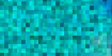 Açık mavi, dikdörtgenli yeşil vektör arkaplan. Gradyan dikdörtgenleri olan bir resim. Web siteleri, iniş sayfaları için desen.