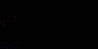 Çokgen biçimli koyu renk vektör deseni.