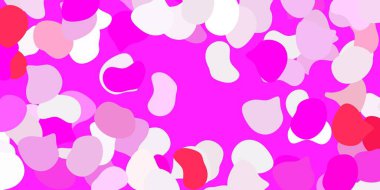 Açık kırmızı, Memphis şekilli sarı vektör dokusu. Basit gradyan şekilli renkli bir çizim. Web siteniz için basit illüstrasyon.