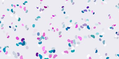 Açık mavi, rastgele şekilli kırmızı vektör arkaplan. Basit bir şekilde gradyan olan renkli soyut biçimler. Cep telefonları için arka plan.