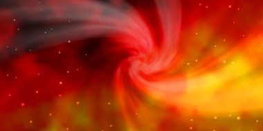 Güzel yıldızlı açık turuncu vektör dokusu.