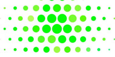 Noktalı Açık Yeşil vektör arkaplanı.