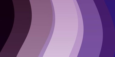 Kıvrımlı açık mor vektör şablonu. Eğimli renkli geometrik örnekler var. Posterleriniz ve afişleriniz için en iyi tasarım.