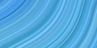 Bükülmüş çizgilerle hafif Mavili vektör arkaplanı.