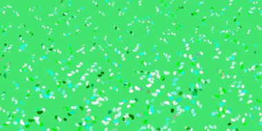 Açık mavi, soyut şekilli yeşil vektör deseni. Basit bir şekilde gradyan olan renkli soyut biçimler. İşiniz için akıllı tasarım.