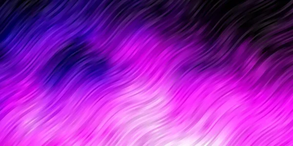 Modèle Vectoriel Violet Foncé Rose Avec Des Lignes Irisées Illustration — Image vectorielle
