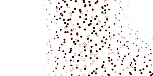 Fond Vectoriel Rouge Foncé Avec Des Points Disques Colorés Abstraits — Image vectorielle