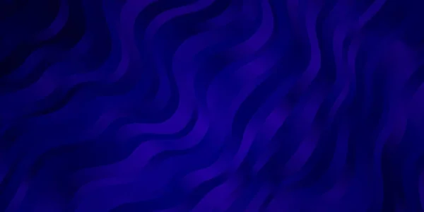 Темно Фіолетовий Векторний Фон Вигнутими Лініями Барвисті Ілюстрації Вигнутими Лініями — стоковий вектор