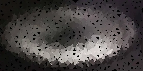 ライトグレーベクトル抽象三角形パターン 抽象的な三角形とファセットスタイルのスマートイラスト あなたの仕事のサイン — ストックベクタ