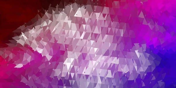 濃い青 赤ベクトル幾何学的な多角形の壁紙 抽象的な三角形の装飾的なカラフルなイラスト Webアプリの壁紙 — ストックベクタ