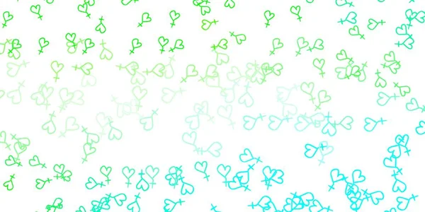 Feminizm elementleriyle açık yeşil vektör deseni. Değişken feminizm şekilli renkli bir illüstrasyon. Uluslararası Kadınlar Günü için arkaplan