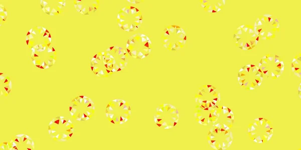 Fond Rouge Clair Vecteur Jaune Avec Des Taches Illustration Avec — Image vectorielle