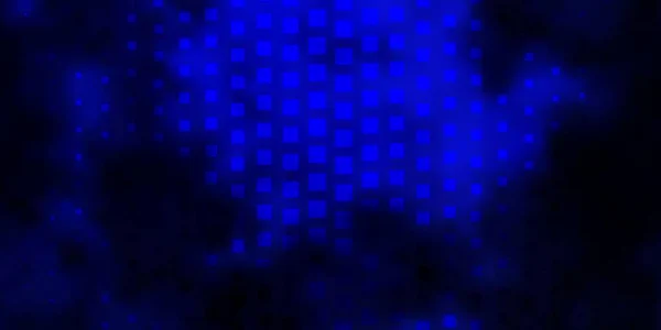 직사각형 어두운 Blue 템플릿 — 스톡 벡터
