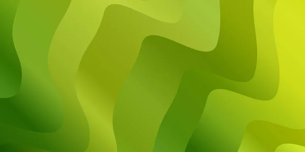 Lysegrønn Gul Vektorbakgrunn Med Sløyfer – stockvektor