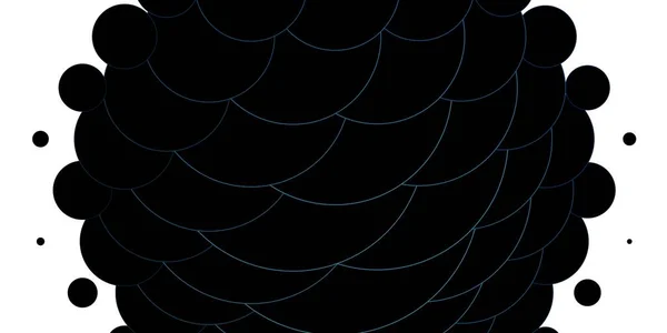 Светло Голубой Векторный Фон Пузырями Абстрактный Декоративный Дизайн Градиентном Стиле — стоковый вектор