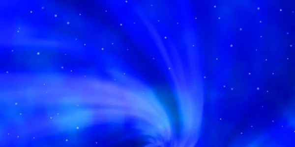 ネオン星とライトブルーベクトルテンプレート — ストックベクタ