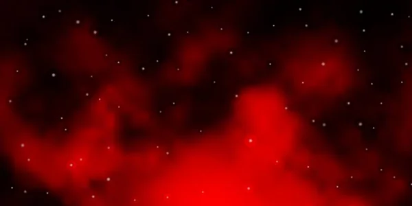 Textura Vectorial Naranja Oscura Con Hermosas Estrellas Ilustración Decorativa Con — Vector de stock