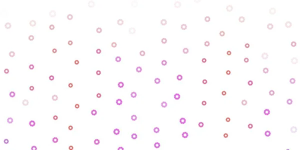 Светло Фиолетовый Розовый Векторный Фон Точками Красочная Иллюстрация Градиентными Точками — стоковый вектор