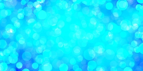 Plantilla Vectorial Light Blue Con Círculos Ilustración Con Conjunto Brillantes — Vector de stock