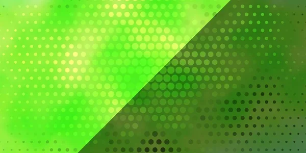 Шаблон Светло Зеленого Вектора Кругами — стоковый вектор