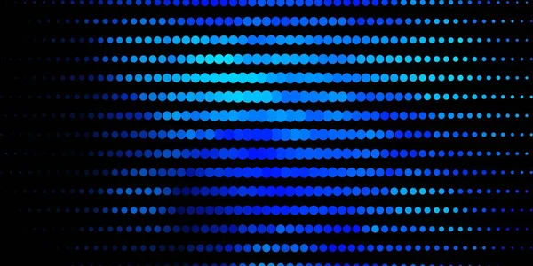 Темний Blue Векторний Шаблон Колами — стоковий вектор