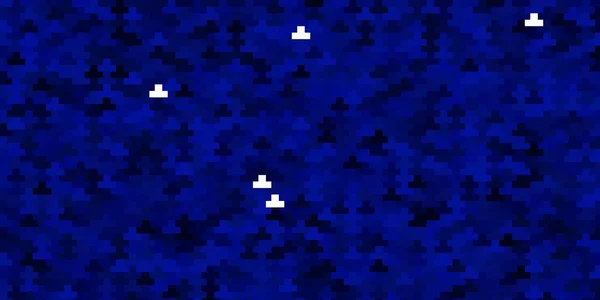 Modèle Vectoriel Bleu Foncé Avec Rectangles Illustration Abstraite Gradient Avec — Image vectorielle