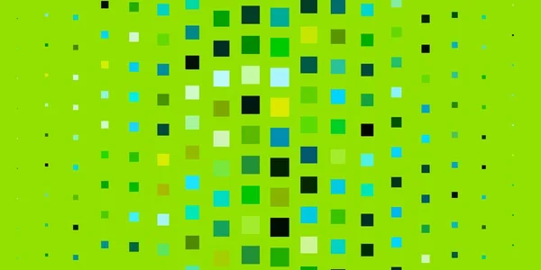 Bleu Clair Motif Vectoriel Vert Dans Style Carré Illustration Gradient — Image vectorielle