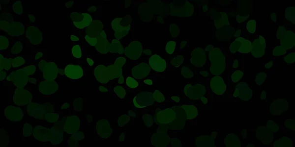 Dark Green Vector Texture Memphis Shapes Πολύχρωμη Απεικόνιση Απλά Σχήματα — Διανυσματικό Αρχείο