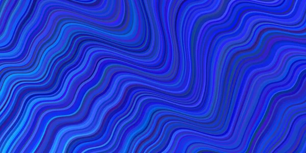 Heller Blauer Vektorhintergrund Mit Schiefen Linien Bunte Abstrakte Illustration Mit — Stockvektor