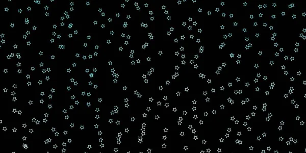 Σκούρο Μπλε Πράσινη Διανυσματική Υφή Όμορφα Αστέρια Σύγχρονη Γεωμετρική Αφηρημένη — Διανυσματικό Αρχείο