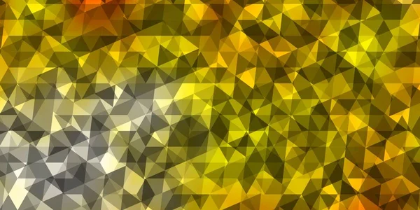 Світло Оранжевий Векторний Фон Трикутниками Декоративний Дизайн Абстрактному Стилі Трикутниками — стоковий вектор