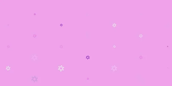 Світло Фіолетова Векторна Текстура Символами Хвороби Барвисті Абстрактні Ілюстрації Градієнтними — стоковий вектор