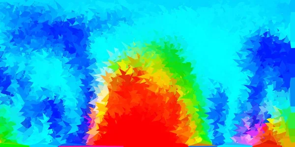 Dunkles Mehrfarbiges Vektorgradienten Polygon Layout Neue Farbenfrohe Illustration Mit Formen — Stockvektor