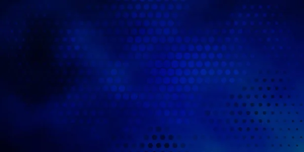 Plantilla Vectorial Azul Oscuro Con Círculos Ilustración Abstracta Con Manchas — Vector de stock