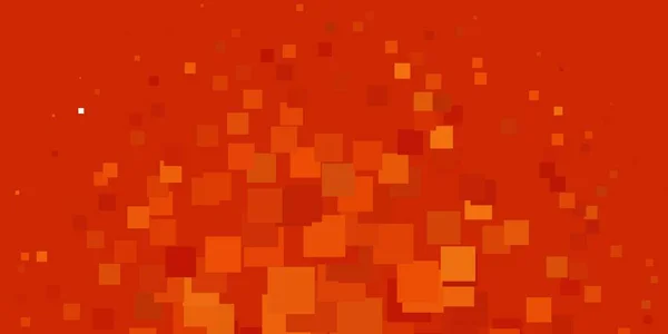 Helles Orangefarbenes Vektormuster Quadratischen Stil — Stockvektor
