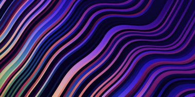 Kıvrımlı hafif Çokrenkli vektör deseni.