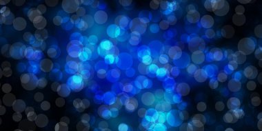 Küreli koyu mavi vektör deseni.